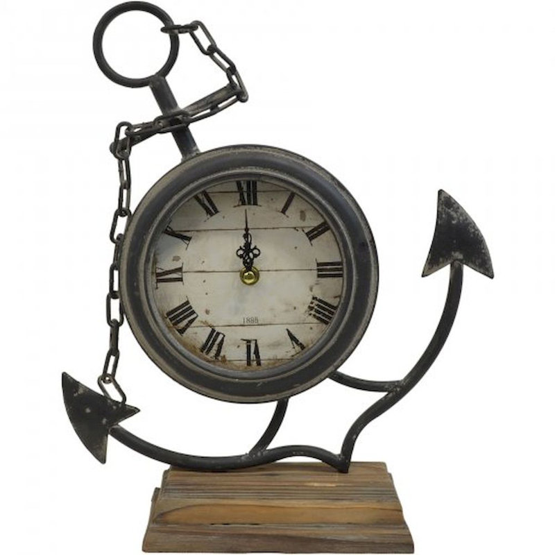 Longshore Tides Anchor Clock Wayfair